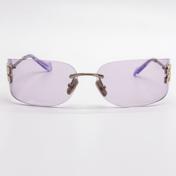 NEW MIU MIU SUNGLASSES MUA51S ZVN90O PINK WOMEN MU A51S SMU A51 - Picture 3 of 9